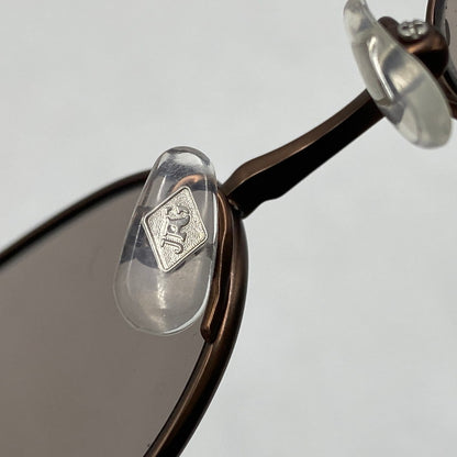 【中古品】【メンズ/レディース】 JEAN PAUL GAULTIER ジャンポール・ゴルチェ 56-0025 TITANIUM-P 90-00S SUNGLASSES サングラス 203-260617-ya-03-izu カラー：茶系 万代Net店
