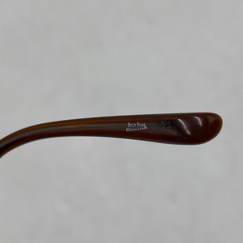 【中古品】【メンズ/レディース】 JEAN PAUL GAULTIER ジャンポール・ゴルチェ 56-0025 TITANIUM-P 90-00S SUNGLASSES サングラス 203-260617-ya-03-izu カラー：茶系 万代Net店