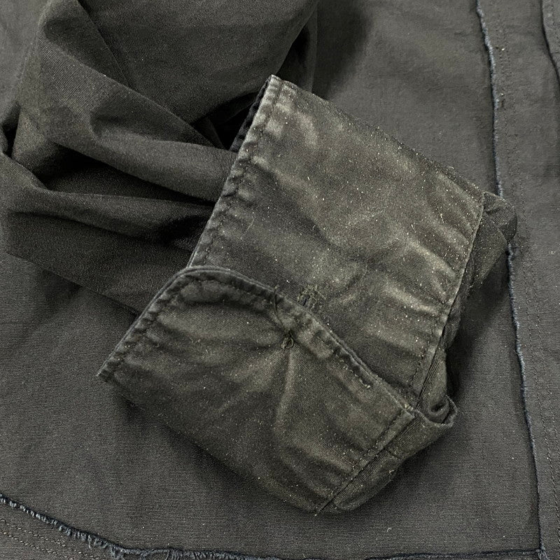【中古品】【メンズ】 COMME DES GARCONS HOMME PLUS コムデギャルソンオムプリュス PB-040190 切替 COTTON LS SHIRT コットン ロングスリーブ シャツ トップス 140-260617-kh-02-izu カラー：ブラック 万代Net店
