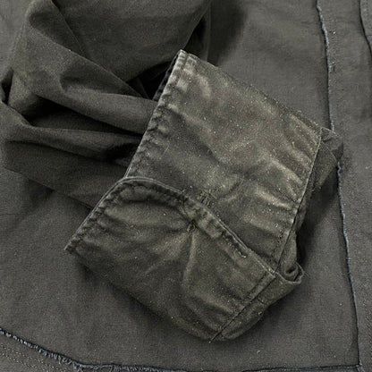 【中古品】【メンズ】 COMME DES GARCONS HOMME PLUS コムデギャルソンオムプリュス PB-040190 切替 COTTON LS SHIRT コットン ロングスリーブ シャツ トップス 140-260617-kh-02-izu カラー：ブラック 万代Net店