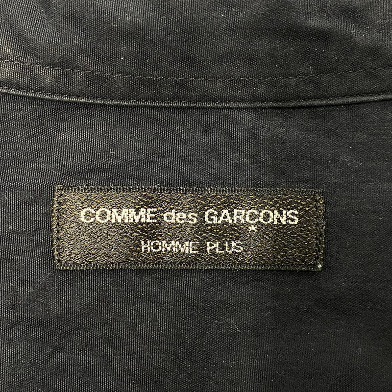 【中古品】【メンズ】 COMME DES GARCONS HOMME PLUS コムデギャルソンオムプリュス PB-040190 切替 COTTON LS SHIRT コットン ロングスリーブ シャツ トップス 140-260617-kh-02-izu カラー：ブラック 万代Net店