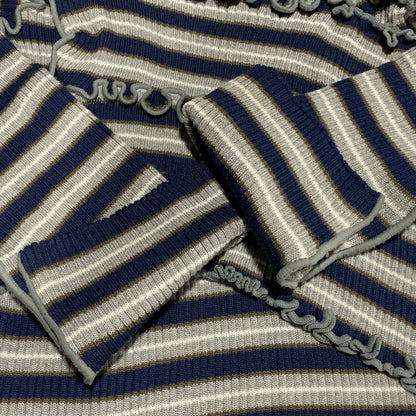 【中古品】【レディース】 KOTOHAYOKOZAWA コトハヨコザワ BORDER CENTER CUTTING RIB KNIT KT21A-KN ボーダー センター カッティング リブ ニット 169-260628-as-21-izu カラー：マルチカラー 万代Net店