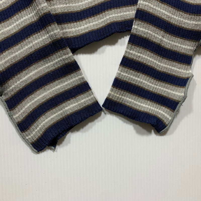 【中古品】【レディース】 KOTOHAYOKOZAWA コトハヨコザワ BORDER CENTER CUTTING RIB KNIT KT21A-KN ボーダー センター カッティング リブ ニット 169-260628-as-21-izu カラー：マルチカラー 万代Net店