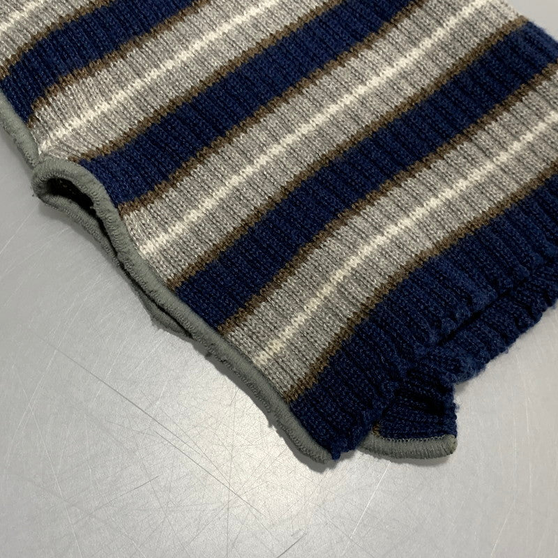 【中古品】【レディース】 KOTOHAYOKOZAWA コトハヨコザワ BORDER CENTER CUTTING RIB KNIT KT21A-KN ボーダー センター カッティング リブ ニット 169-260628-as-21-izu カラー：マルチカラー 万代Net店