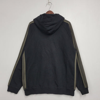 【中古品】【メンズ】 NEEDLES ニードルス × NUBIAN ヌビアン 0T1586 別注 EXCLUSIVE ZIPPED TRACK HOODY ジップ トラック フーディー パーカー トップス 140-260617-kh-14-izu サイズ：L カラー：ブラック 万代Net店