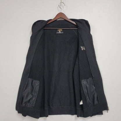 【中古品】【メンズ】 NEEDLES ニードルス × NUBIAN ヌビアン 0T1586 別注 EXCLUSIVE ZIPPED TRACK HOODY ジップ トラック フーディー パーカー トップス 140-260617-kh-14-izu サイズ：L カラー：ブラック 万代Net店