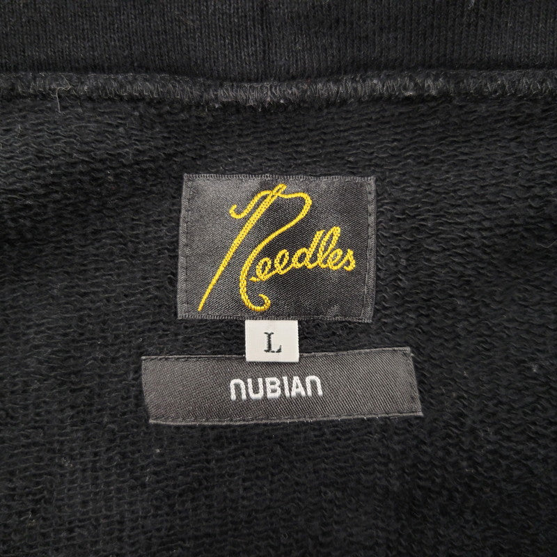 【中古品】【メンズ】 NEEDLES ニードルス × NUBIAN ヌビアン 0T1586 別注 EXCLUSIVE ZIPPED TRACK HOODY ジップ トラック フーディー パーカー トップス 140-260617-kh-14-izu サイズ：L カラー：ブラック 万代Net店