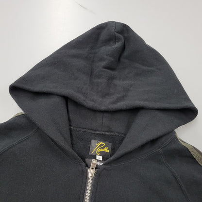 【中古品】【メンズ】 NEEDLES ニードルス × NUBIAN ヌビアン 0T1586 別注 EXCLUSIVE ZIPPED TRACK HOODY ジップ トラック フーディー パーカー トップス 140-260617-kh-14-izu サイズ：L カラー：ブラック 万代Net店