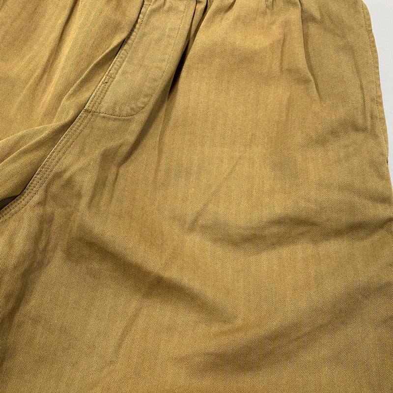 【中古品】【メンズ】 SAMUEL ZELIG サミュエルゼリグ アップリケ ワイドパンツ ボトムス 152-260617-kh-08-izu サイズ：L カラー：カーキ 万代Net店