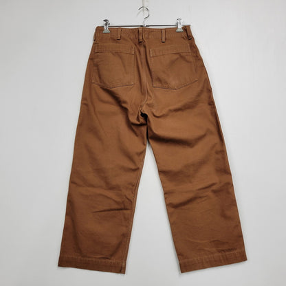 【中古品】【メンズ】 JOHN LOFGREN ジョンロフグレン DUCK BAKER PANTS ダック ベイカー パンツ ボトムス 156-260617-kh-20-izu サイズ：32 カラー：ブラウン 万代Net店