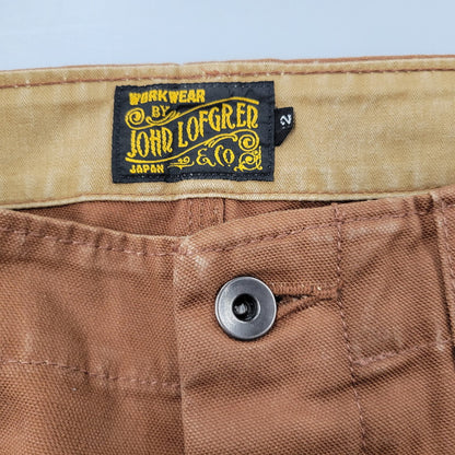 【中古品】【メンズ】 JOHN LOFGREN ジョンロフグレン DUCK BAKER PANTS ダック ベイカー パンツ ボトムス 156-260617-kh-20-izu サイズ：32 カラー：ブラウン 万代Net店