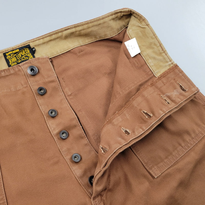 【中古品】【メンズ】 JOHN LOFGREN ジョンロフグレン DUCK BAKER PANTS ダック ベイカー パンツ ボトムス 156-260617-kh-20-izu サイズ：32 カラー：ブラウン 万代Net店