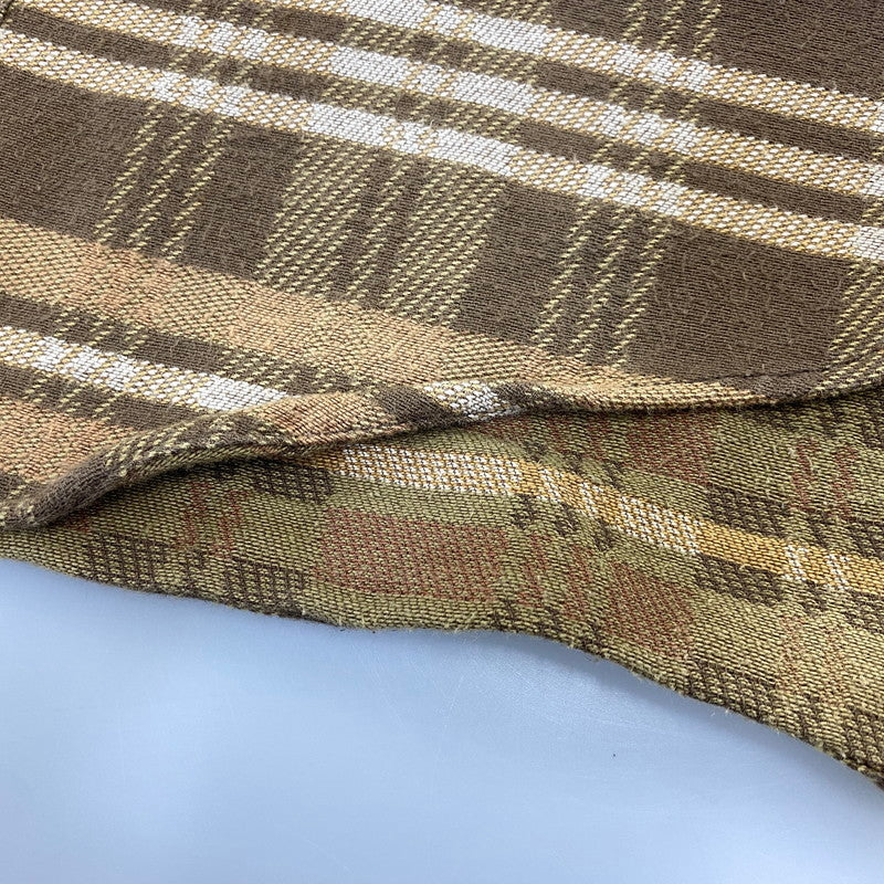 【中古品】【メンズ】 PHIGVEL フィグベル FLANNEL CHECK LS SHIRT フランネル チェック ロングスリーブ シャツ トップス 長袖 145-260720-ya-09-izu サイズ：15 1/2 カラー：ブラウン 万代Net店