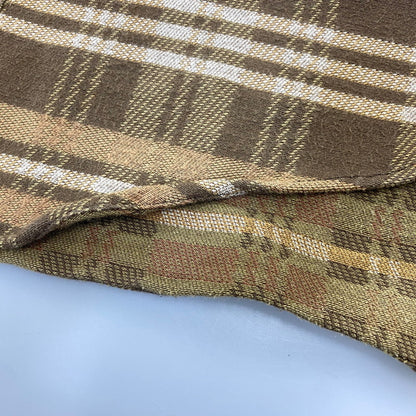 【中古品】【メンズ】 PHIGVEL フィグベル FLANNEL CHECK LS SHIRT フランネル チェック ロングスリーブ シャツ トップス 長袖 145-260720-ya-09-izu サイズ：15 1/2 カラー：ブラウン 万代Net店