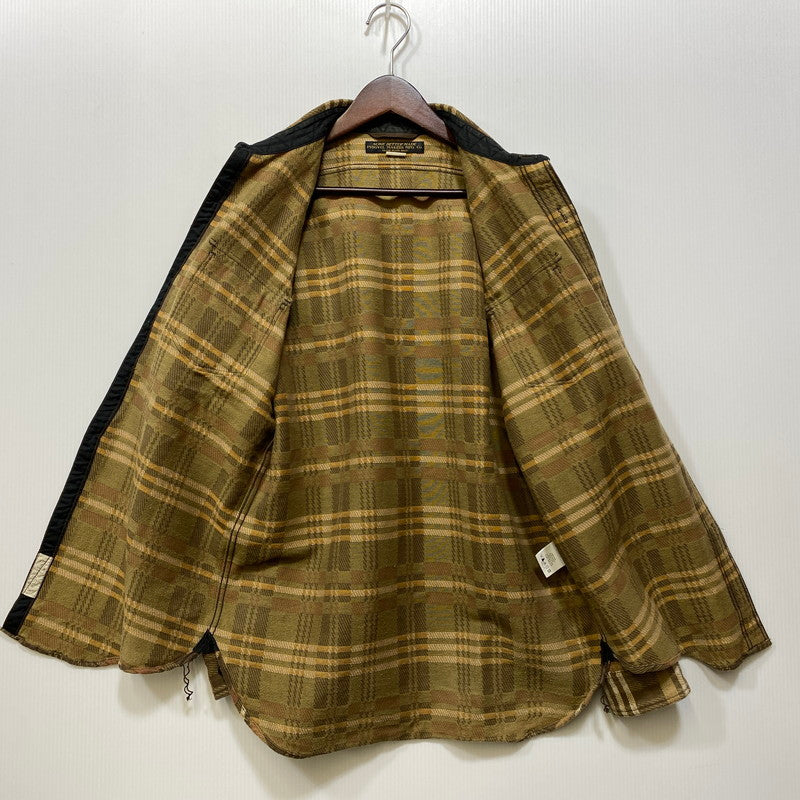 【中古品】【メンズ】 PHIGVEL フィグベル FLANNEL CHECK LS SHIRT フランネル チェック ロングスリーブ シャツ トップス 長袖 145-260720-ya-09-izu サイズ：15 1/2 カラー：ブラウン 万代Net店