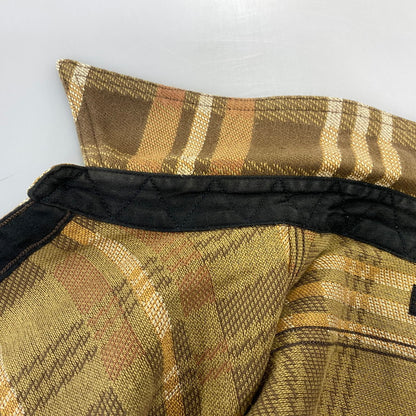 【中古品】【メンズ】 PHIGVEL フィグベル FLANNEL CHECK LS SHIRT フランネル チェック ロングスリーブ シャツ トップス 長袖 145-260720-ya-09-izu サイズ：15 1/2 カラー：ブラウン 万代Net店