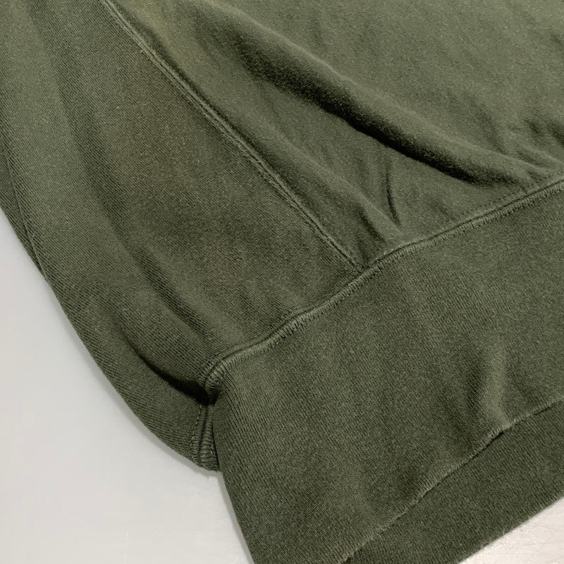 【中古品】【メンズ】 AURALEE オーラリー SUPER HIGH GAUZE SWEAT BIG P/O A20SP01NU スーパー ハイ ゲージ スウェット ビッグ プルオーバー 140-260628-as-19-izu サイズ：3 カラー：グリーン系 万代Net店