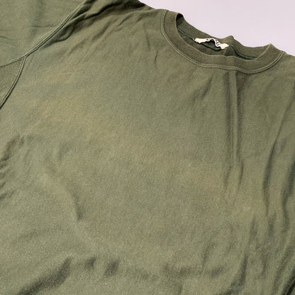 【中古品】【メンズ】 AURALEE オーラリー SUPER HIGH GAUZE SWEAT BIG P/O A20SP01NU スーパー ハイ ゲージ スウェット ビッグ プルオーバー 140-260628-as-19-izu サイズ：3 カラー：グリーン系 万代Net店