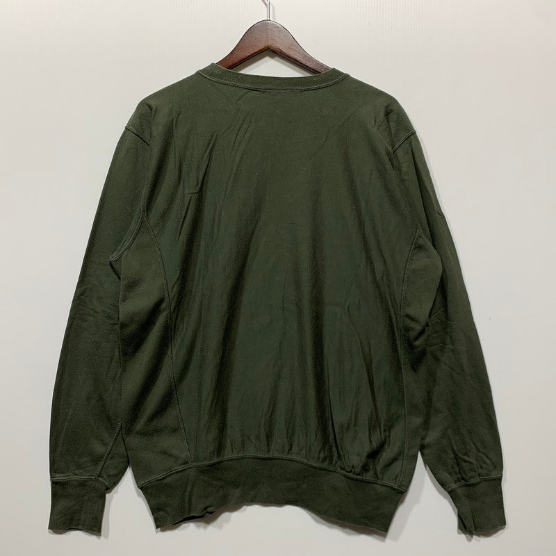 【中古品】【メンズ】 AURALEE オーラリー SUPER HIGH GAUZE SWEAT BIG P/O A20SP01NU スーパー ハイ ゲージ スウェット ビッグ プルオーバー 140-260628-as-19-izu サイズ：3 カラー：グリーン系 万代Net店