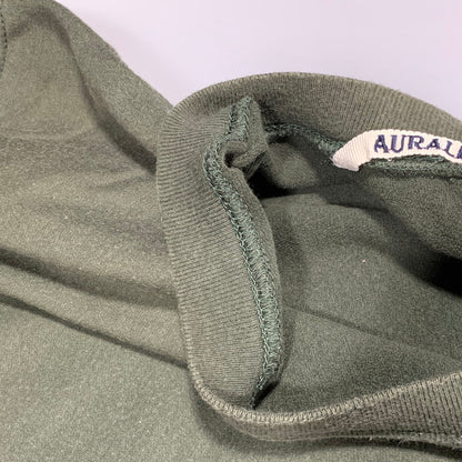 【中古品】【メンズ】 AURALEE オーラリー SUPER HIGH GAUZE SWEAT BIG P/O A20SP01NU スーパー ハイ ゲージ スウェット ビッグ プルオーバー 140-260628-as-19-izu サイズ：3 カラー：グリーン系 万代Net店