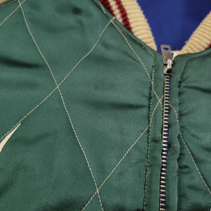 【中古品】【メンズ】 TAILOR TOYO テーラー東洋 REVERSIBLE SOUVENIR JACKET M18426 リバーシブル スーベニアジャケット M品番 スカジャン 145-260617-as-02-izu サイズ：L カラー：ブルー/グリーン 万代Net店