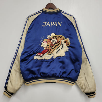 【中古品】【メンズ】 TAILOR TOYO テーラー東洋 REVERSIBLE SOUVENIR JACKET M18426 リバーシブル スーベニアジャケット M品番 スカジャン 145-260617-as-02-izu サイズ：L カラー：ブルー/グリーン 万代Net店