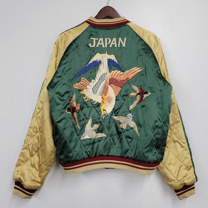 【中古品】【メンズ】 TAILOR TOYO テーラー東洋 REVERSIBLE SOUVENIR JACKET M18426 リバーシブル スーベニアジャケット M品番 スカジャン 145-260617-as-02-izu サイズ：L カラー：ブルー/グリーン 万代Net店