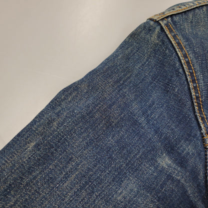 【中古品】【メンズ】 Levi's リーバイス BIG-E DENIM JACKET デニムジャケット 刻印521 不均等V アウター 146-260617-as-03-izu カラー：インディゴ 万代Net店
