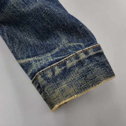 【中古品】【メンズ】 Levi's リーバイス BIG-E DENIM JACKET デニムジャケット 刻印521 不均等V アウター 146-260617-as-03-izu カラー：インディゴ 万代Net店
