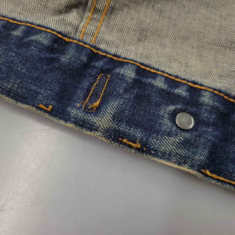 【中古品】【メンズ】 Levi's リーバイス BIG-E DENIM JACKET デニムジャケット 刻印521 不均等V アウター 146-260617-as-03-izu カラー：インディゴ 万代Net店
