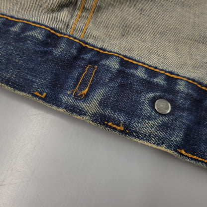 【中古品】【メンズ】 Levi's リーバイス BIG-E DENIM JACKET デニムジャケット 刻印521 不均等V アウター 146-260617-as-03-izu カラー：インディゴ 万代Net店