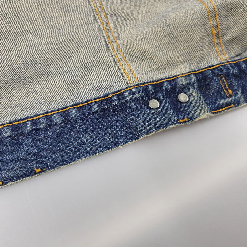 【中古品】【メンズ】 Levi's リーバイス BIG-E DENIM JACKET デニムジャケット 刻印521 不均等V アウター 146-260617-as-03-izu カラー：インディゴ 万代Net店
