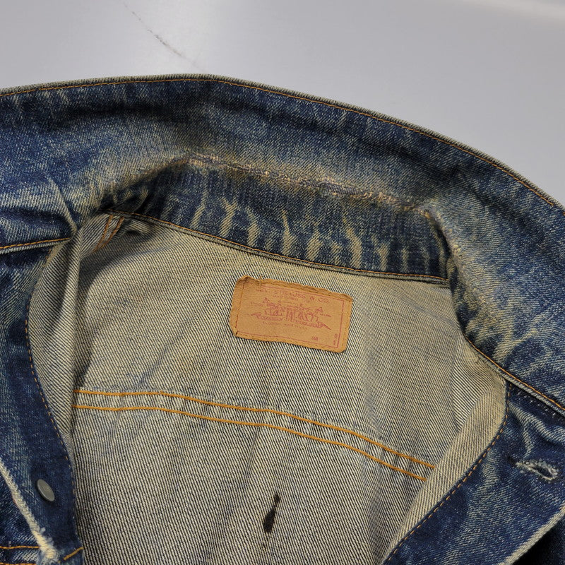【中古品】【メンズ】 Levi's リーバイス BIG-E DENIM JACKET デニムジャケット 刻印521 不均等V アウター 146-260617-as-03-izu カラー：インディゴ 万代Net店
