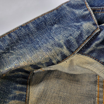 【中古品】【メンズ】 Levi's リーバイス BIG-E DENIM JACKET デニムジャケット 刻印521 不均等V アウター 146-260617-as-03-izu カラー：インディゴ 万代Net店
