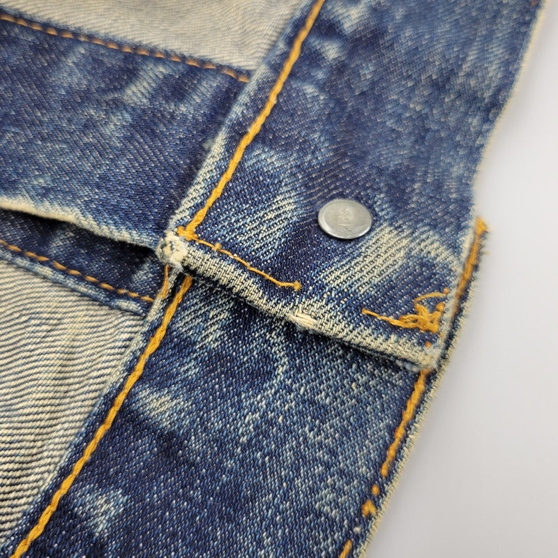【中古品】【メンズ】 Levi's リーバイス BIG-E DENIM JACKET デニムジャケット 刻印521 不均等V アウター 146-260617-as-03-izu カラー：インディゴ 万代Net店