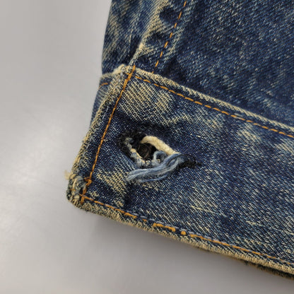 【中古品】【メンズ】 Levi's リーバイス BIG-E DENIM JACKET デニムジャケット 刻印521 不均等V アウター 146-260617-as-03-izu カラー：インディゴ 万代Net店