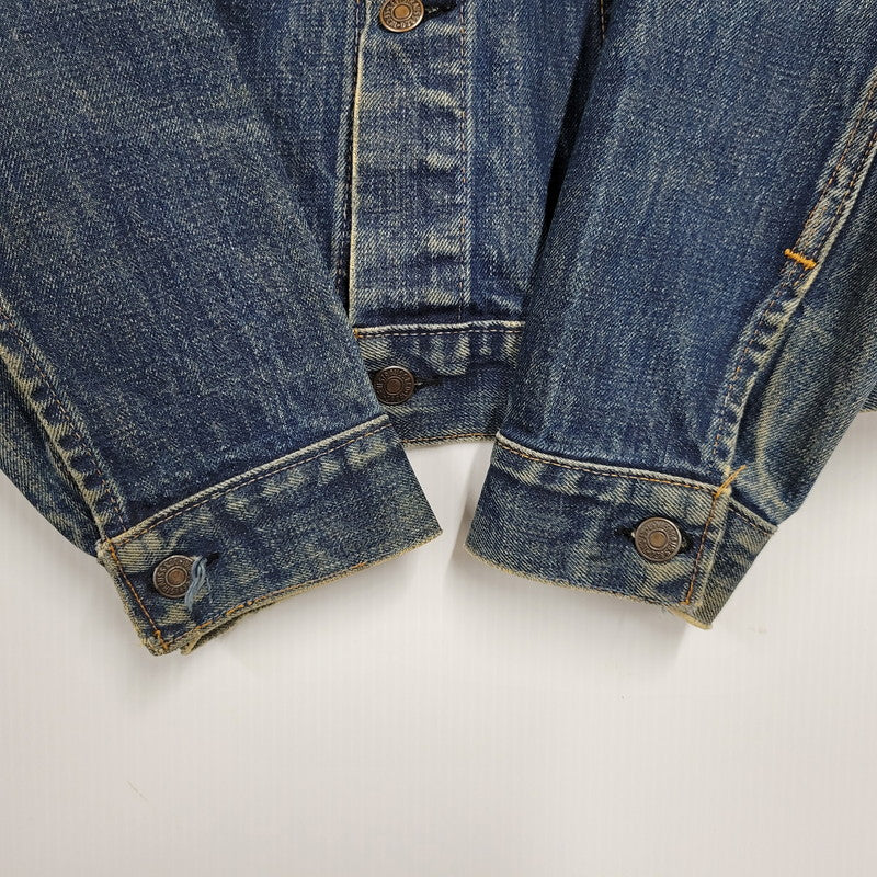 【中古品】【メンズ】 Levi's リーバイス BIG-E DENIM JACKET デニムジャケット 刻印521 不均等V アウター 146-260617-as-03-izu カラー：インディゴ 万代Net店