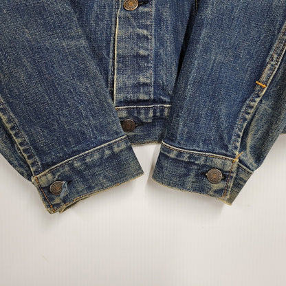 【中古品】【メンズ】 Levi's リーバイス BIG-E DENIM JACKET デニムジャケット 刻印521 不均等V アウター 146-260617-as-03-izu カラー：インディゴ 万代Net店