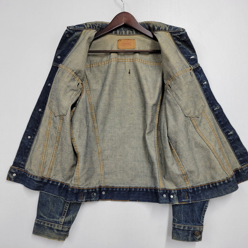 【中古品】【メンズ】 Levi's リーバイス BIG-E DENIM JACKET デニムジャケット 刻印521 不均等V アウター 146-260617-as-03-izu カラー：インディゴ 万代Net店