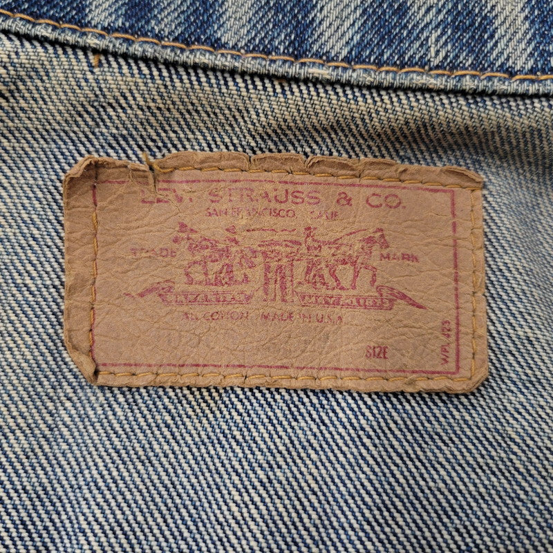 【中古品】【メンズ】 Levi's リーバイス BIG-E DENIM JACKET デニムジャケット 刻印521 不均等V アウター 146-260617-as-03-izu カラー：インディゴ 万代Net店