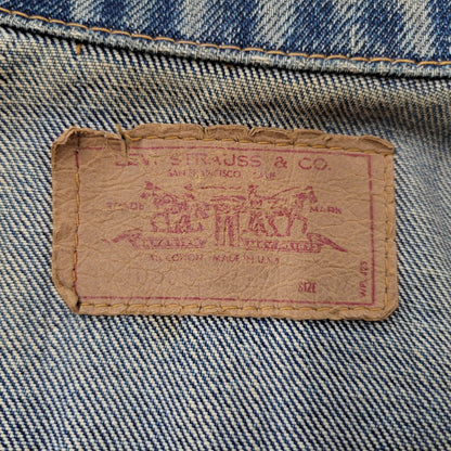 【中古品】【メンズ】 Levi's リーバイス BIG-E DENIM JACKET デニムジャケット 刻印521 不均等V アウター 146-260617-as-03-izu カラー：インディゴ 万代Net店