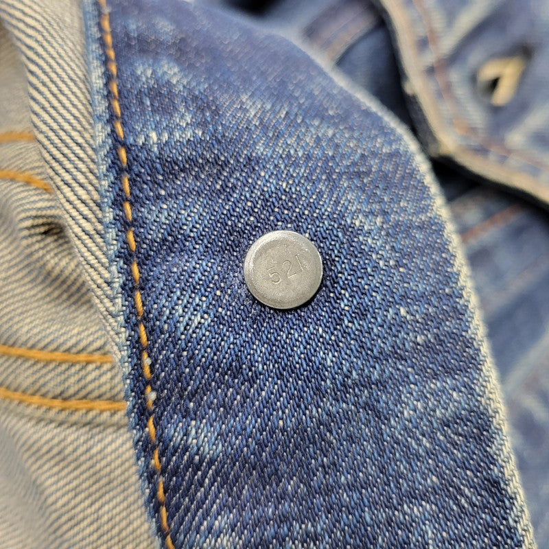 【中古品】【メンズ】 Levi's リーバイス BIG-E DENIM JACKET デニムジャケット 刻印521 不均等V アウター 146-260617-as-03-izu カラー：インディゴ 万代Net店