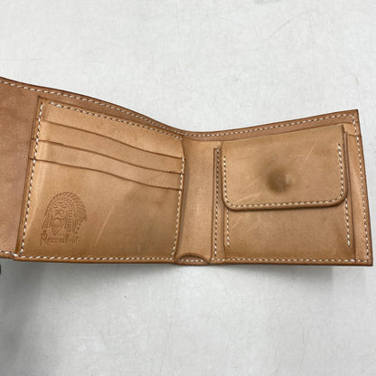 【中古品】【メンズ/レディース】 REZZEDOUT レズドアウト HANDMADE LEATHER WALLET ハンドメイド レザー ウォレット 財布 200-260617-ya-04-izu カラー：茶系 万代Net店