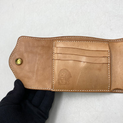 【中古品】【メンズ/レディース】 REZZEDOUT レズドアウト HANDMADE LEATHER WALLET ハンドメイド レザー ウォレット 財布 200-260617-ya-04-izu カラー：茶系 万代Net店