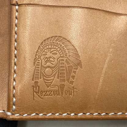 【中古品】【メンズ/レディース】 REZZEDOUT レズドアウト HANDMADE LEATHER WALLET ハンドメイド レザー ウォレット 財布 200-260617-ya-04-izu カラー：茶系 万代Net店