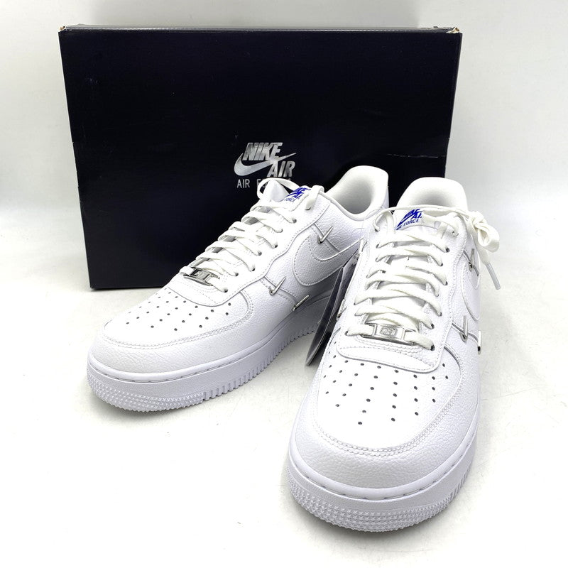 【中古美品】【メンズ】 NIKE ナイキ WMNS AIR FORCE 1 '07 LX CT1990-100 ウィメンズ エア フォース 1 '07 LX スニーカー シューズ 靴 160-260616-as-08-izu サイズ：27.5cm カラー：WHITE/WHITE-HYPER ROYAL-BLACK 万代Net店