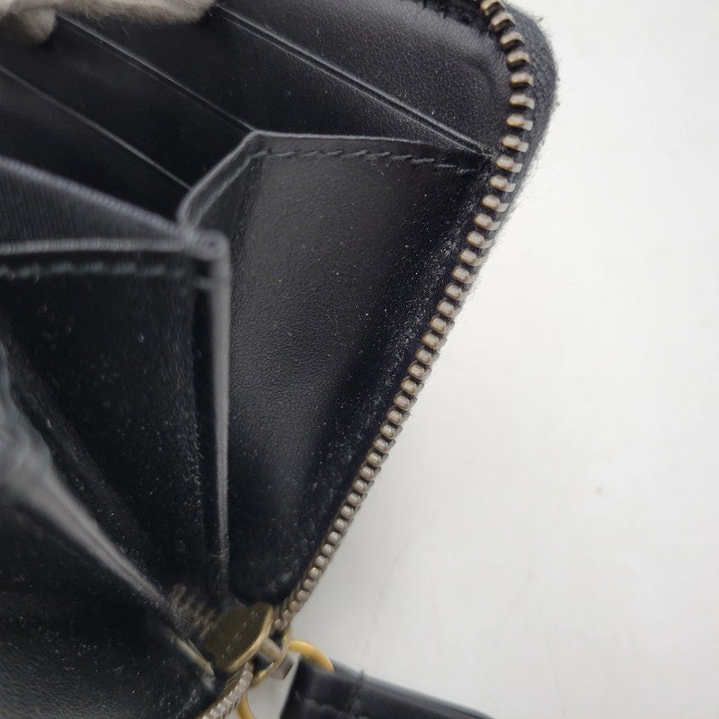 【中古品】【メンズ/レディース】 GUCCI グッチ 443123 GGマーモント ジップアラウンドウォレット 長財布 181-260618-as-03-izu カラー：ブラック 万代Net店
