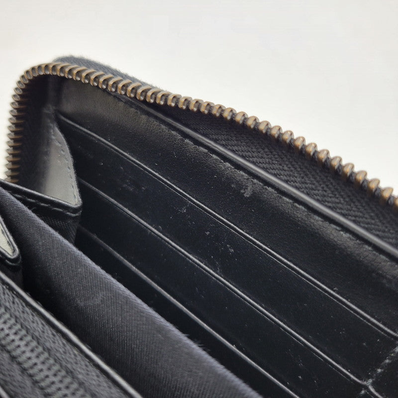 【中古品】【メンズ/レディース】 GUCCI グッチ 443123 GGマーモント ジップアラウンドウォレット 長財布 181-260618-as-03-izu カラー：ブラック 万代Net店