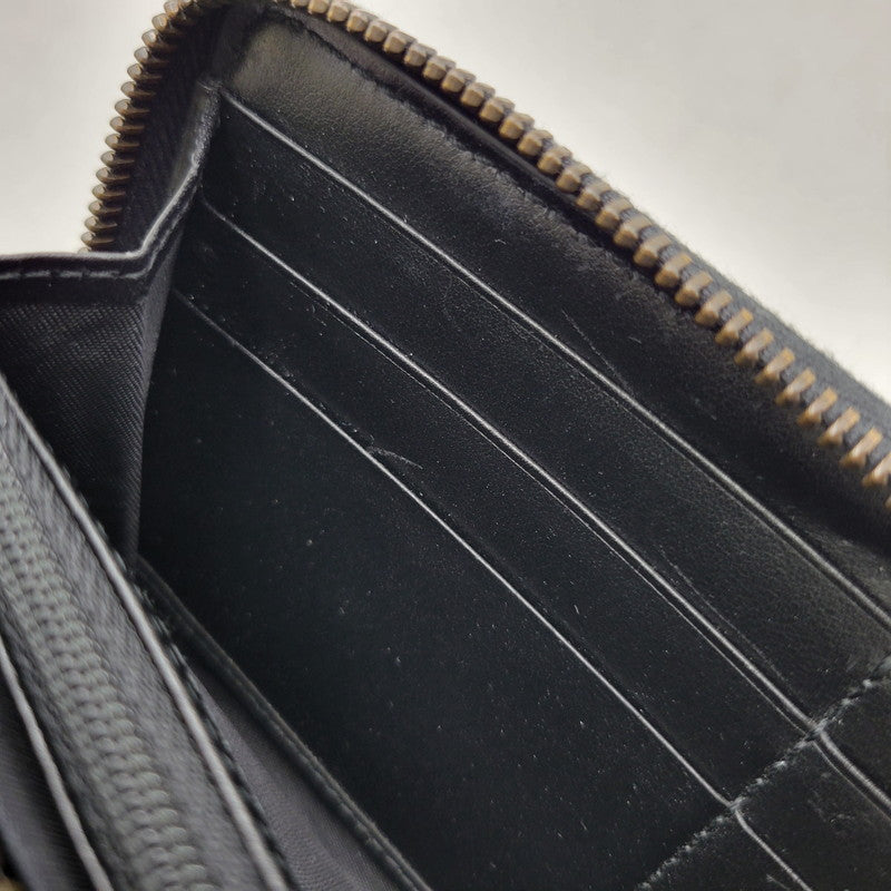【中古品】【メンズ/レディース】 GUCCI グッチ 443123 GGマーモント ジップアラウンドウォレット 長財布 181-260618-as-03-izu カラー：ブラック 万代Net店