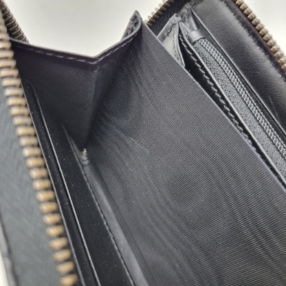 【中古品】【メンズ/レディース】 GUCCI グッチ 443123 GGマーモント ジップアラウンドウォレット 長財布 181-260618-as-03-izu カラー：ブラック 万代Net店